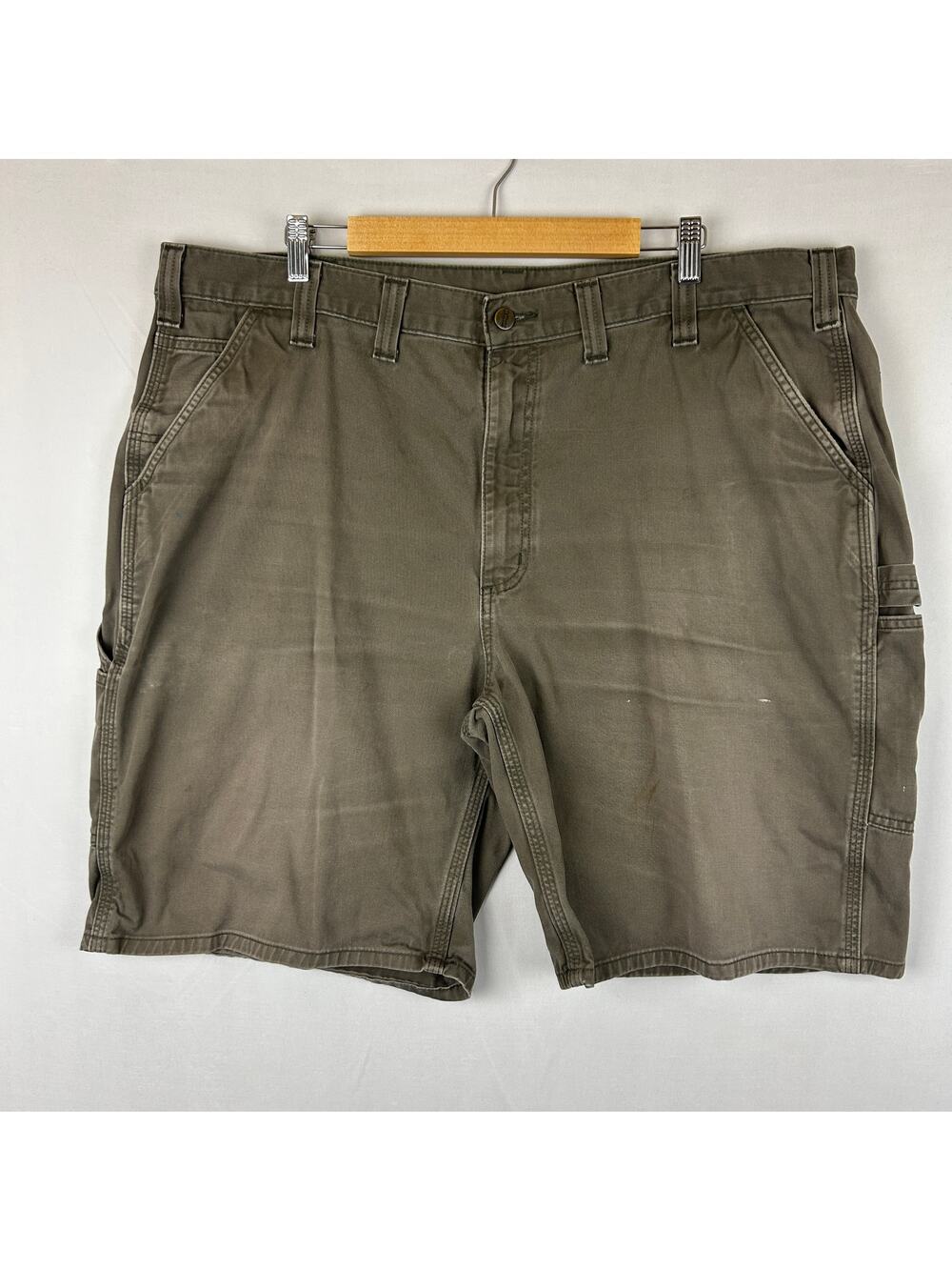 Carhartt Washed Twill Work Short Brown 10" Inseam 100245 Men's Size 44